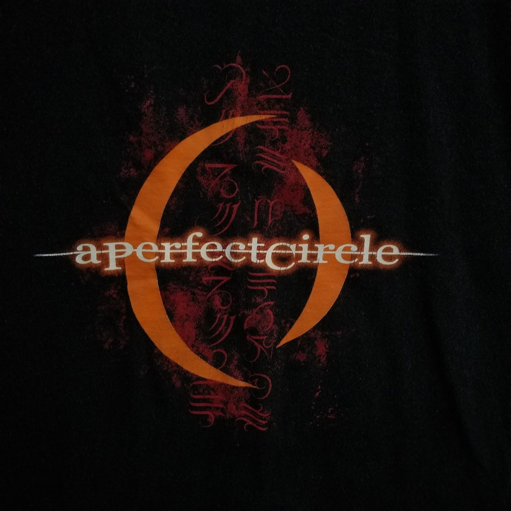Black A Perfect Circle Band Tshirt